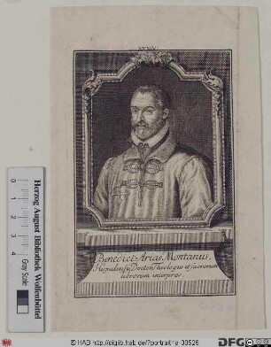 Bildnis Benito Arias Montano (lat. Benedictus Arias Montanus)