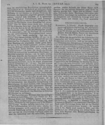 Müller, J. H.: Neueste Geographie oder kurze und faßliche Darstellung der mathematischen, physischen und politischen Erdbeschreibung für Schulen und den Selbstunterricht. Elberfeld, Düsseldorf: Schaub 1820