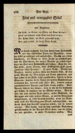 Fünf und neunzigstes Stück