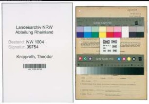 Entnazifizierung Theodor Knipprath , geb. 24.01.1886 (Wachmann)
