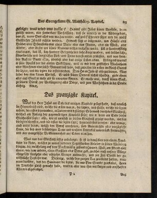 115-127, Das zwanzigste Kapitel. - Ein und zwanzigstes Kapitel.