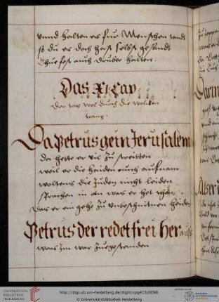 Elftes Kapitel