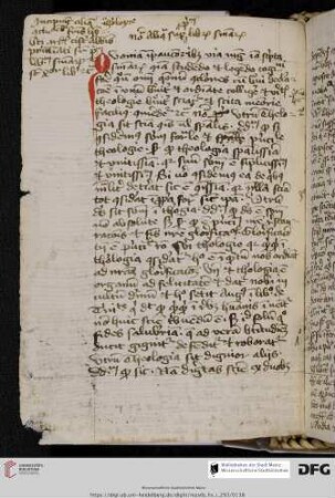 Humbertus de Prulliaco: Conclusiones super primum librum sententiarum Petri Lombardi