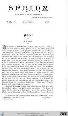 Heft 5 November 1895