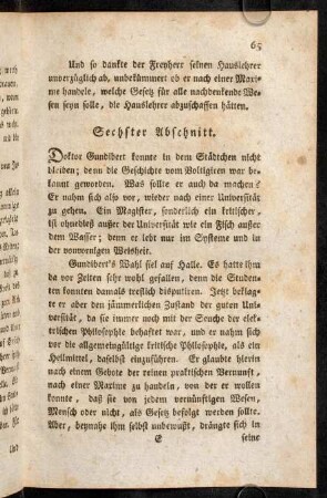 65-97, Sechster Abschnitt.
