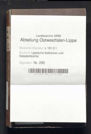 Salbuch der ehem. Vogtei Hohenhausen von 1856, Bd. 5