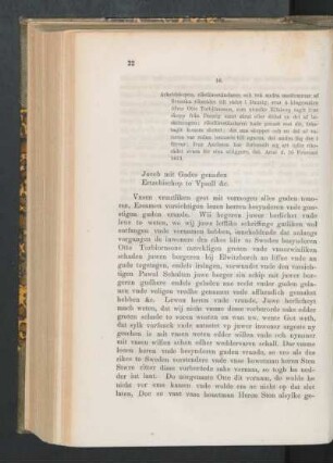 16. [Riksrådet till rådet i Danzig om Otte Torbjörnssons sjöröfveri, dat. Arnö d. 10 Febr. 1473.]