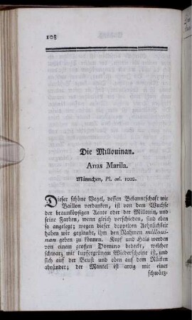 Die Millouinan. Anas Marila.