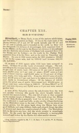 Chapter XIII. Sub-Divisions
