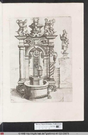 [Ziehbrunnen mit segnendem Christus. Band II.]