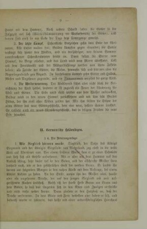 II. Germanische Heldensagen