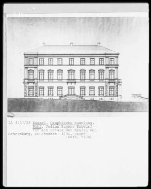 Kassel & Palais der Gräfin von Schaumburg nach der Königsstraße