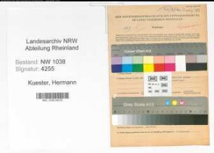 Entnazifizierung Hermann Kuester , geb. 24.05.1907 (Kaufmann)