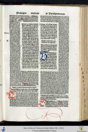 Prologus Sancti Hieronymi.
