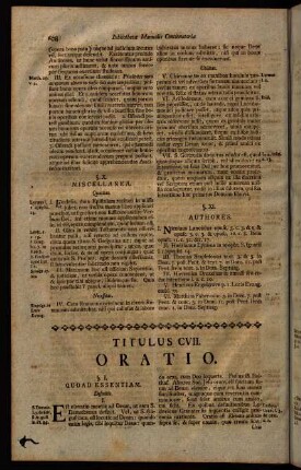 608-628, §. I. Quoad Essentiam. - §. VII. Exempla Profana.