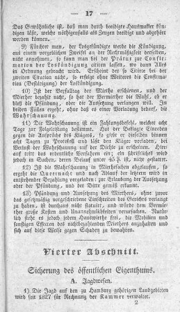 Vierter Abschnitt. Sicherung des öffentlichen Eigenthums.
