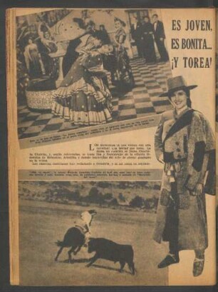 Es joven, es bonita... ¡y torea!