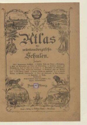 Atlas für württembergische Schulen