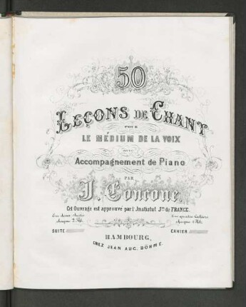 Livr. 2: 50 leçons de chant pour le médium de la voix
