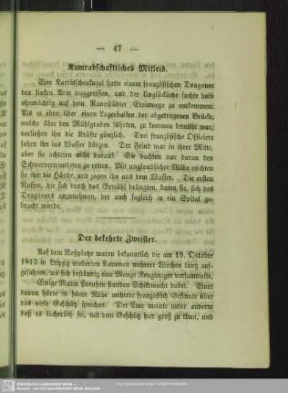 Der bekehrte Zweifler