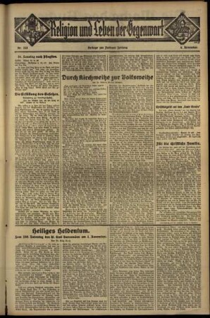 Vierte Ausgabe vom Sonntag, den 04. November 1934.