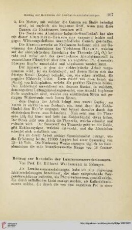 Beitrag zur Kenntniss der Luminescenzerscheinungen