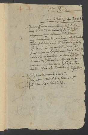 Konversationsheft 104 (Mitte Februar - ca. 24. Februar 1826)