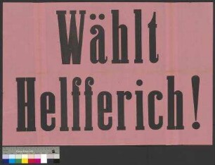 Wahlplakat der DNVP zur Reichstagswahl am 6. Juni 1920