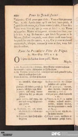 Pour la Fête de Pâque