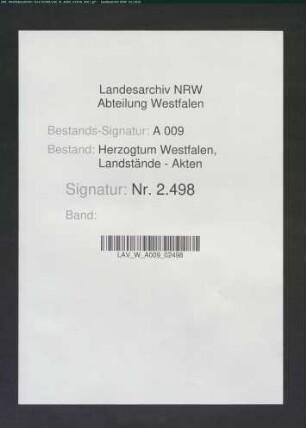 Liste der Knechte- und Mägdeschatzung in den Gerichten Olpe, Drolshagen und Wenden
