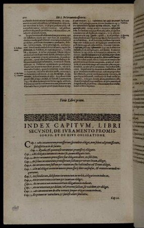 Index Capitum, Libri Secundi [...]