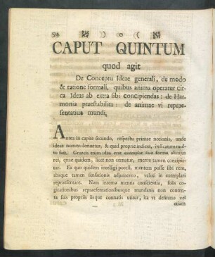Caput Quintum quod agit