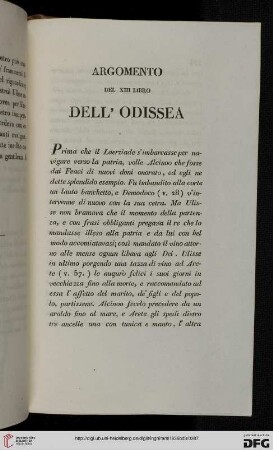 Argomento del XIII libro dell'Odissea