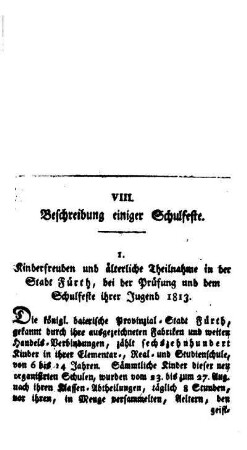 Beschreibung einiger Schulfeste