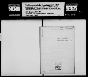 Goldscheider, Sally, Privatmann, Heidelberg Käufer: Johanna Pfaeffle, Gesanglehrerin, Mannheim Lagerbuch-Nr. 2233/1 Heidelberg