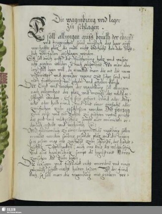 Die wagenburg vnd leger zu schlagen.