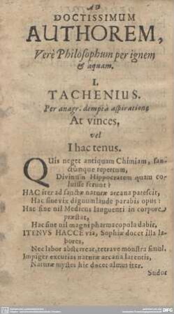 DOCTISSIMUM AUTHOREM, ...