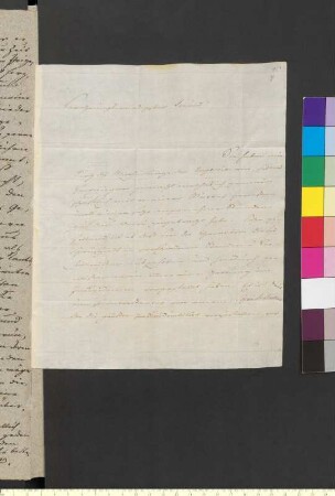 Brief von Stein, Gottlob Friedrich Konstantin von an Goethe, Johann Wolfgang von