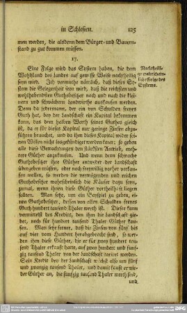 17. Nachtheilige wahrscheinliche Folge des Systems