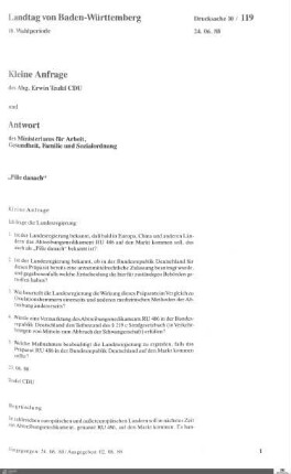 Anfrage der CDU: Pille danach