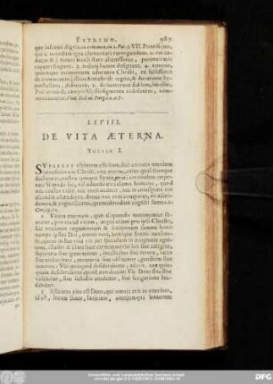 LXVIII. De Vita Aeterna.