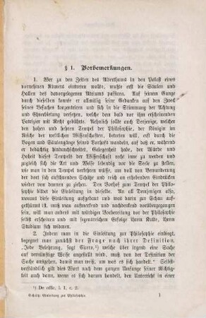 Einleitung in die Philosophie
