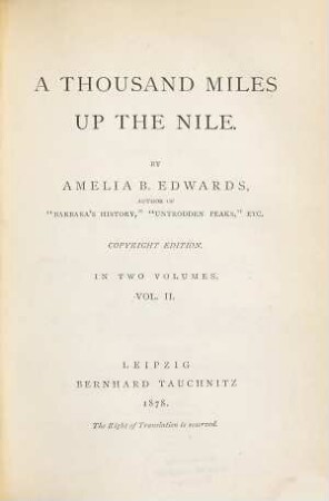 A thousand miles up the Nile, 2