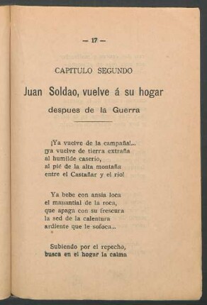Capítulo segundo