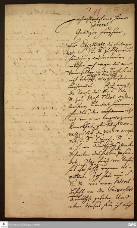 Brief von August Hermann Francke an Curt Hildebrand v. Loeben.