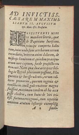 Ad ... Maximilianum II.