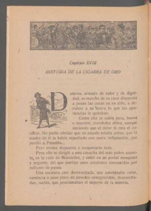 Capítulo XVIII - Historia de la cigarra de oro