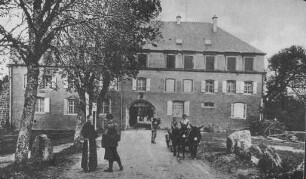 Erster Weltkrieg - "Kriegserinnerungen an Nordfrankreich und die Vogesen". "Eingang zum Kloster St. Odilienberg" (Dép. Bas-Rhin)