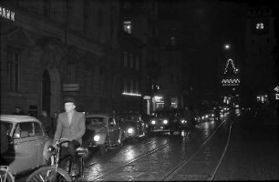 Freiburg: Verkehrsstockung Kaiserstraße