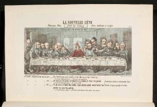 La nouvelle cène. Nouveau Plan - Rien de Trochu - d'un tableau à ériger aux Apôtres de 1871